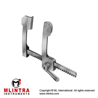 Cooley Rib Spreader For Babies Aluminium, Size of Lateral Blades - Spread 12 x 16 mm - 95 mm Cooley Rib Spreader For Babies Aluminium, Size of Lateral Blades - Spread 12 x 16 mm - 95 mm